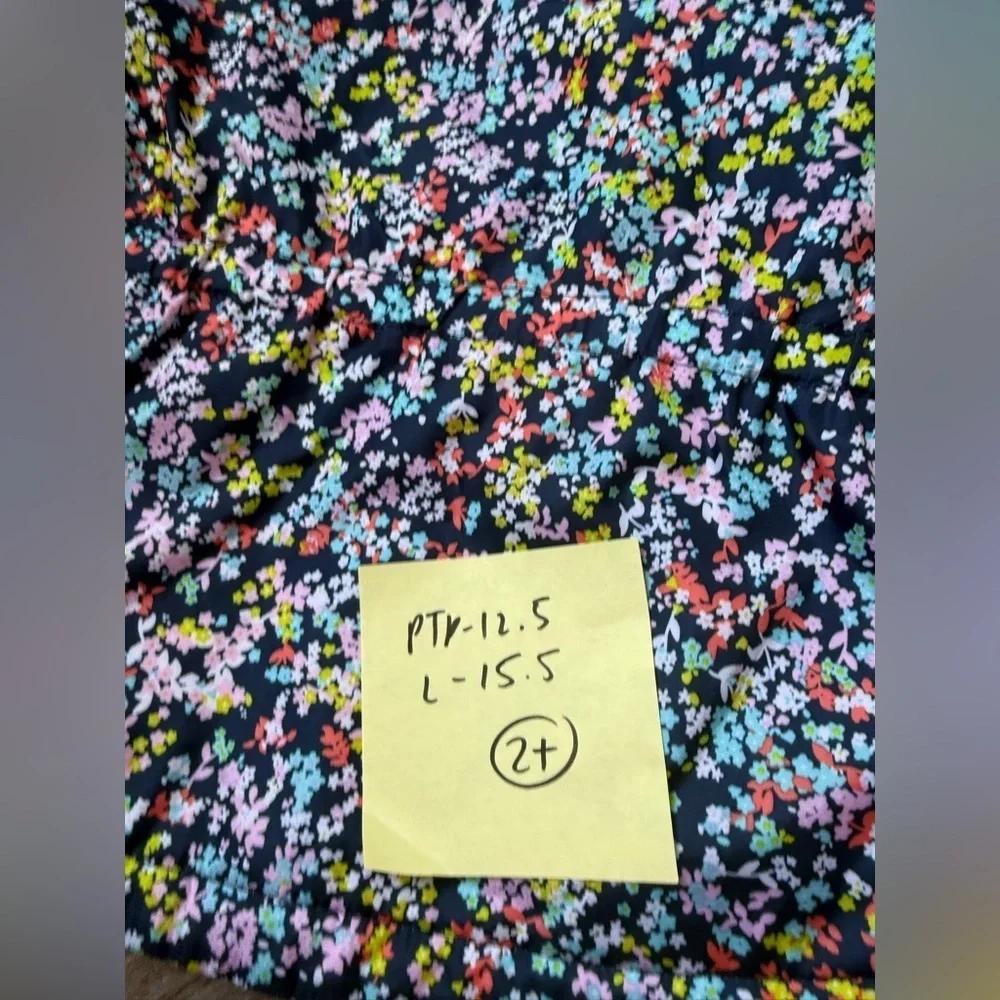 Carters Floral Jacket Hooded Coat Warm Multi Color Blue Pink Toddler Size 2T - Picture 7 of 7